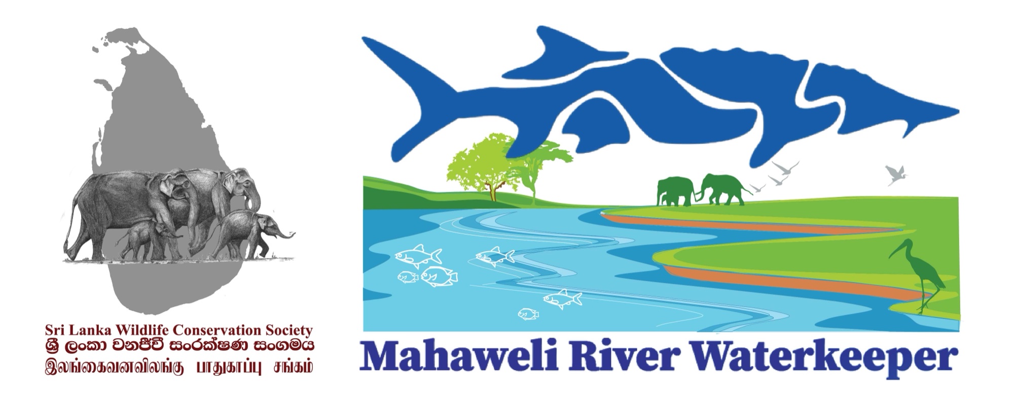 Sri Lanka Wildlife Conservation Society and Mahaweli River Waterkeeper logos